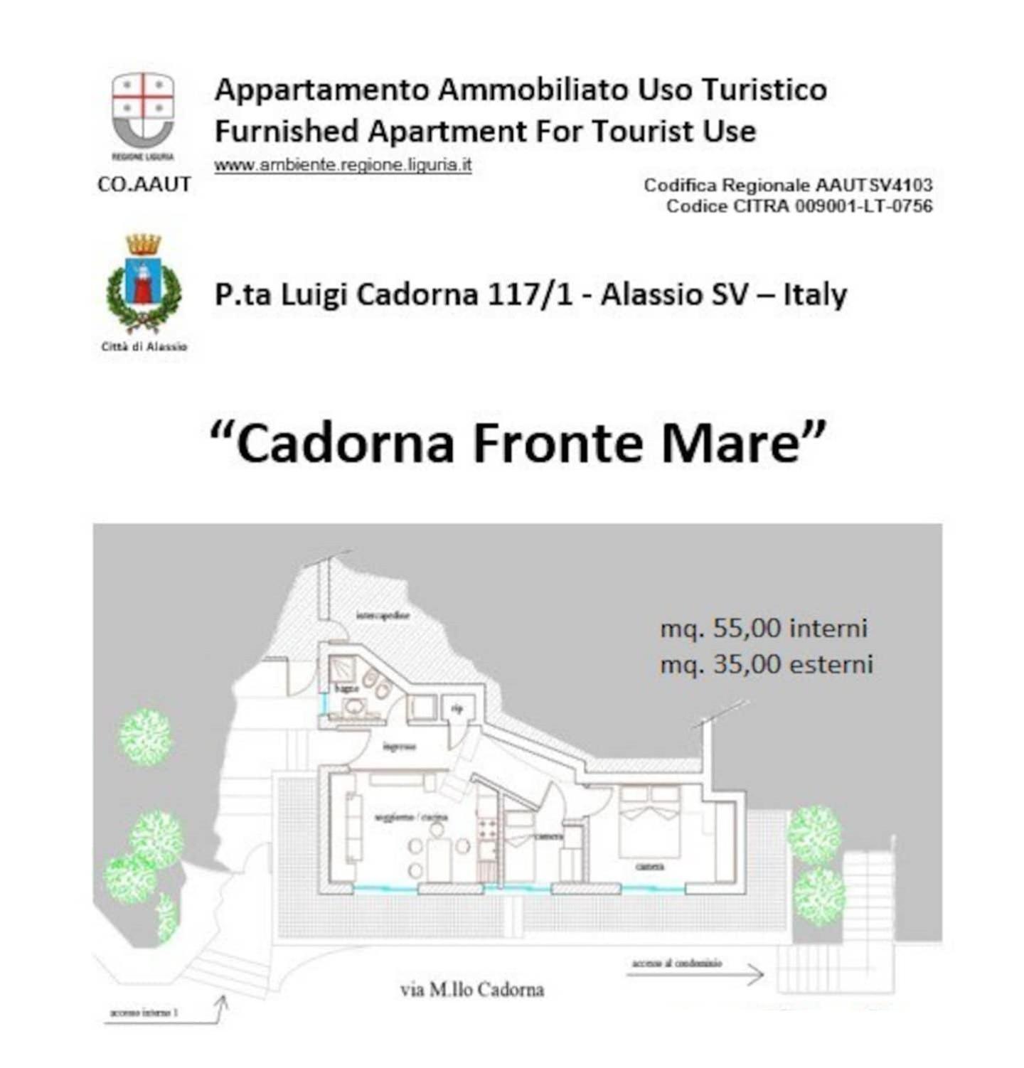 Cadorna Fronte Mare Apartment Alassio Bagian luar foto